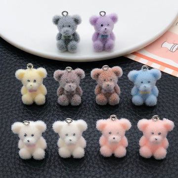 Multicolor Bear Glossy Charms with 13 Listed Options