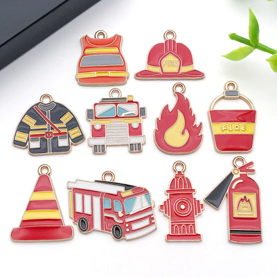 Printed detail graphic for the assorted shape charms