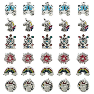 Colorful Bead Metal Beads with 4 Listed Options for DIY Jewelry Making