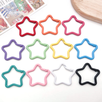 Printed detail graphic for the star charms