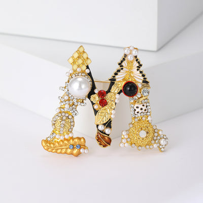Crystal Brooches