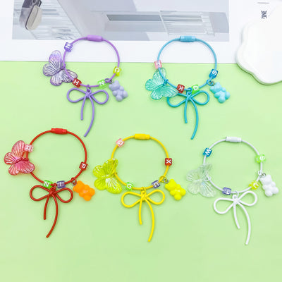 Image 1 showing butterfly keychains shown in the product image.