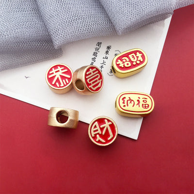 Printed detail graphic for the assorted shape beads