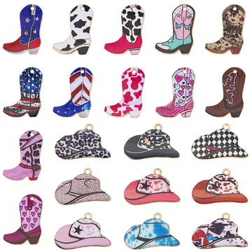 Colorful Western Theme Metal Charms with 27 Listed Options