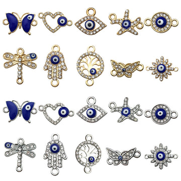 Metallic Butterfly and Starfish Metal Charms with 21 Listed Options