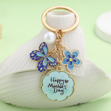Rose and Flower Charm Keychains in 38 Pictured Variations for Bags and Keys