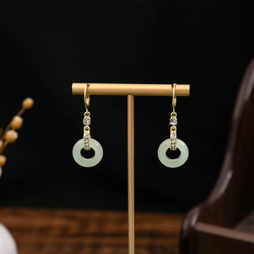 Chinese-Inspired Long Drop Earrings in Twelve Beaded Designs