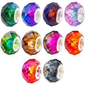 Colorful Colorful Bead Glossy Beads with 10 Listed Options