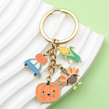 Halloween Charm Keychains in 8 Pictured Variations for Bags and Keys
