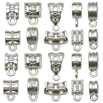 Metallic Connector Clasp Jewelry Findings with 16 Listed Options