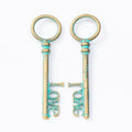 Love Word Key Metal Charms In Five Antique Finishes view 10