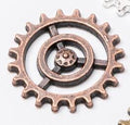 Concentric Gear Metal Jewelry Components in 6 Distinct Finishes view 9