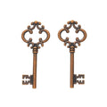 Ornate Skeleton Key Charm Metal Jewelry Making Pieces view 8