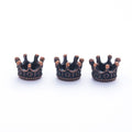 Mini Crown Metal Beads in Nine Antique and Bright Finishes view 10