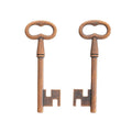 6-Finish Skeleton Key Metal Jewelry Components for Crafts view 8