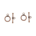 Round Toggle Clasp Metal Jewelry Components in 10 Distinct Finishes view 10