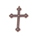 Simple Cross Metal Charm in 5 Distinct Finishes for Jewelry Making view 9