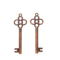 8-Finish Clover Bow Key Metal Jewelry Components for Crafts view 9