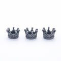 Mini Crown Metal Beads in Nine Antique and Bright Finishes view 9