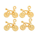 Bicycle Charm Alloy Jewelry Making Component in 7 Finish Options view 7