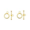 Round Toggle Clasp Metal Jewelry Components in 10 Distinct Finishes view 9