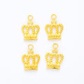 Cutout Royal Crown Metal Charms in Six Finishes Jewelry Making Pendants view 7