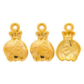 Dollar Sign Money Bag Metal Charms in Six Metallic Finishes view 8