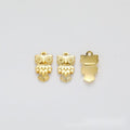 Layered Owl Charm Metal Jewelry Making Component Pendant view 7