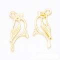 Bird On Branch Charm in 3 Metal Finishes for Jewelry Making view 6