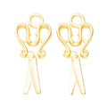 Scissors Metal Charms in Four Metallic Finishes Jewelry Making Pendants view 8