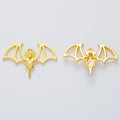 Spread Wing Bat Charm In 5 Metal Finishes For Jewelry Making view 7