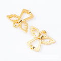 5-Finish Open Angel Bead Metal Jewelry Components for Crafts view 8