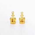 5-Finish Ornate Crown Metal Jewelry Components for Crafts view 8