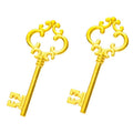 Ornate Skeleton Key Charm Metal Jewelry Making Pieces view 7