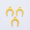 Classic Horseshoe Metal Charms in Six Finish Options view 8