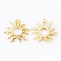 Radiant Sun Metal Charms in Five Finishes for Jewelry Making view 7