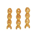 DNA Helix Charm in 4 Metal Finishes for Jewelry Making view 8