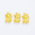 Coiled Dragon Detailed Metal Charm in 5 Finishes for Crafting view 7