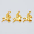 Flying Pegasus Charm in 4 Metal Finishes for Jewelry Making view 7