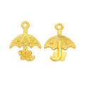 Raindrop Umbrella Vintage Metal Charm Pendant for Jewelry Making view 6