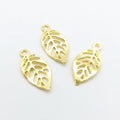 Vintage Openwork Leaf Charm in 3 Finishes for DIY Jewelry Making view 6