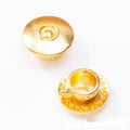 Coffee Cup and Saucer Metal Pendant Charms in 4 Distinct Finishes view 7