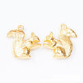 Squirrel Charm Pendants in 3 Metal Finish Options for Jewelry Making view 7