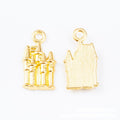Vintage Tall House Charms in Multiple Finishes for Jewelry Making view 7