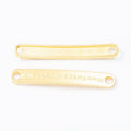 Motivational Quote Bar Connector Metal Jewelry Component in 3 Pictured Finishes view 7