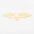 Filigree Bat Wing Connectors in 4 Metal Finish Options view 7