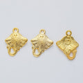Manta Ray Charm In 5 Metal Finishes For Jewelry Making view 7