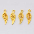 Small Single Wing Metal Charms in Six Finishes for Jewelry Making view 7