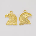 Eagle Head Metal Charm in 4 Distinct Finishes for Jewelry Making view 7