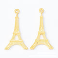 Eiffel Tower Metal Charm in 3 Distinct Finishes for Jewelry Making view 6